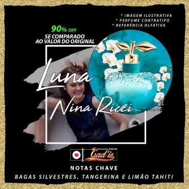 Perfume Similar Gadis 696 Inspirado em Luna Nina Ricci Contratipo
